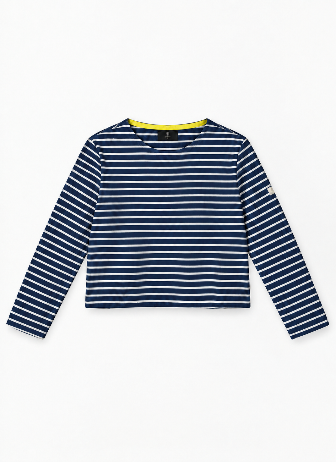Emma Marinière Cropped UPF 50+ French sailor stripe top by Ondine